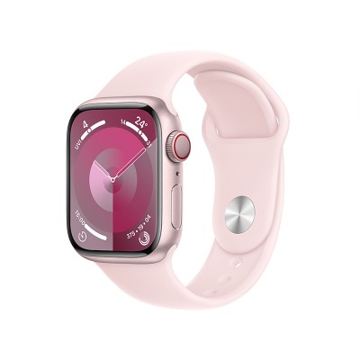 Apple Watch Series 9 铝金属  (蜂窝)  45毫米 M/L 星光 午夜 粉色 风暴蓝色